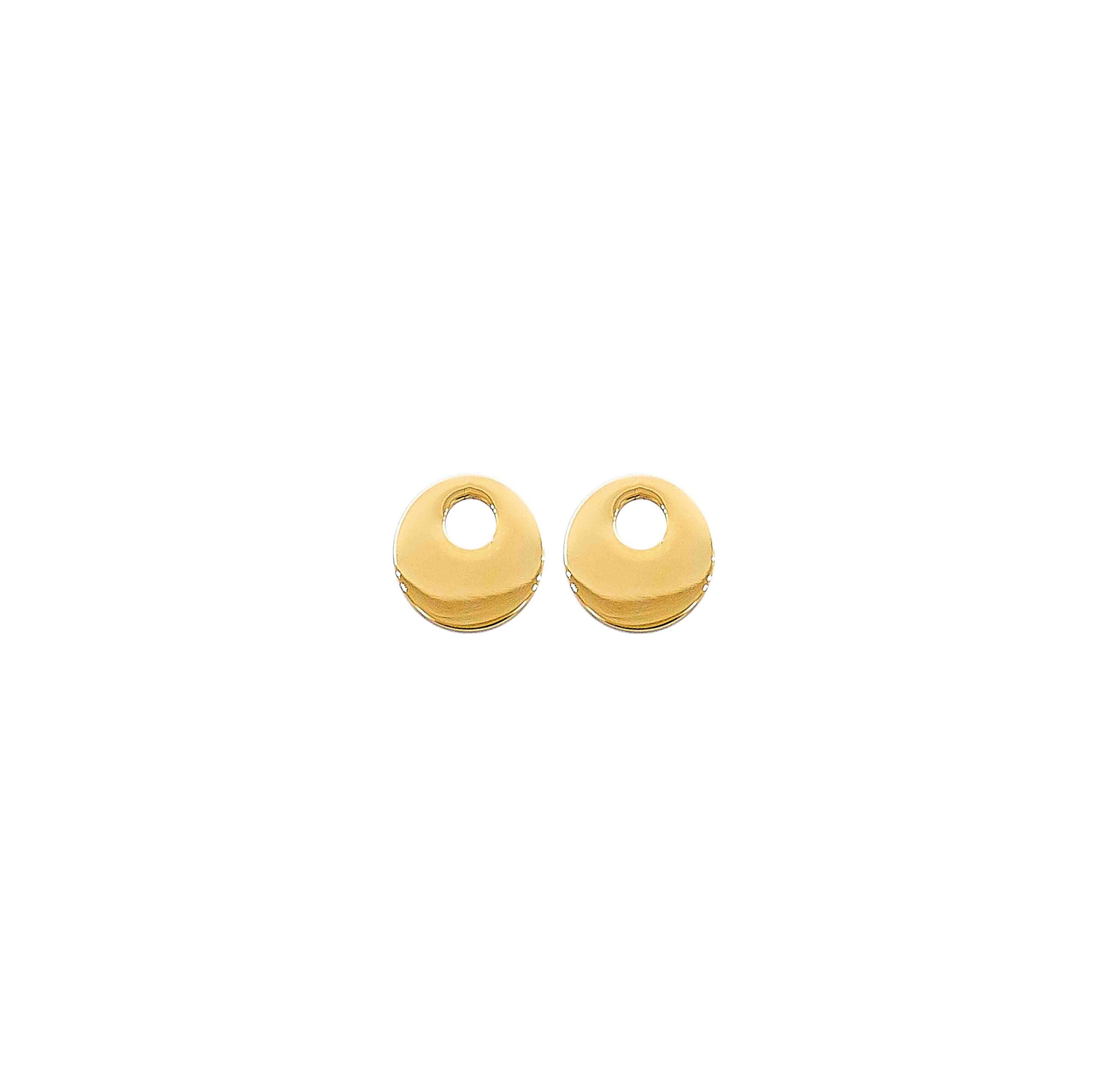 Edelstaal rond glad goud
