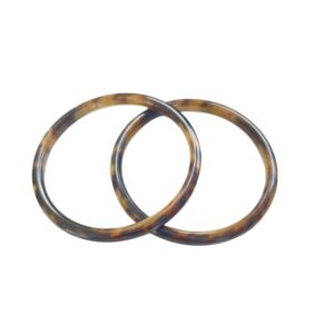 Buffelhoorn armband 6mm bruin