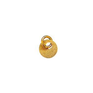 Bedel rond glitter goud